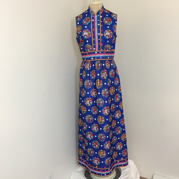 white polyester maxi dress